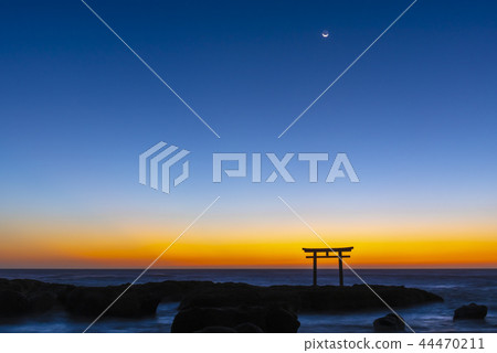 Iori Pref. Oarai Town Torii in Kamisu 44470211