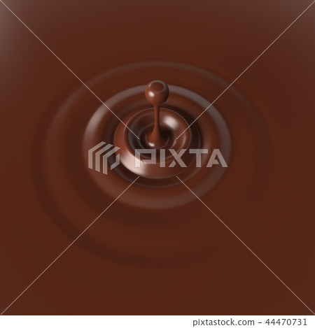 Dark Chocolate Drop Splash Background Dark Chocolate Drop Splash Background 44470731