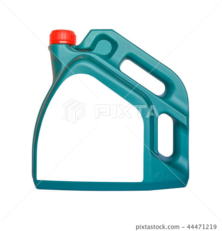 Car Engine Oil Canister with White Blank Label 44471219