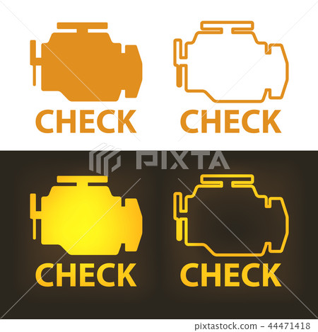 Check Engine Warning Sign 44471418