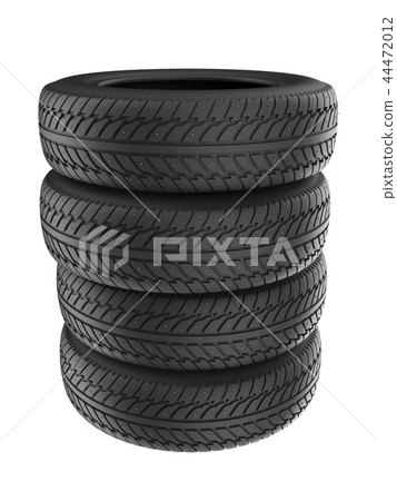 Stack of New Studded Winter Tires Stack of New Studded Winter Tires 44472012
