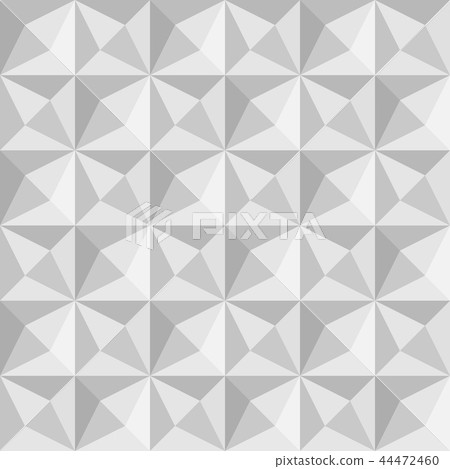 Gray geometric seamless background - Stock Illustration [44472460] - PIXTA