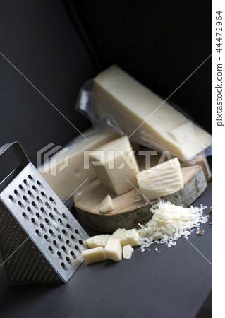 Four cheese pieces Four cheese pieces 44472964