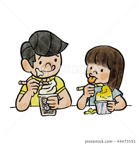 2 people dessert 44473591