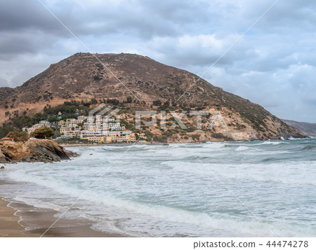 Coast of Paralia Fodele, Crete island 44474278