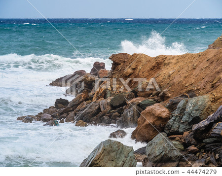 Coast of Paralia Fodele, Crete island 44474279