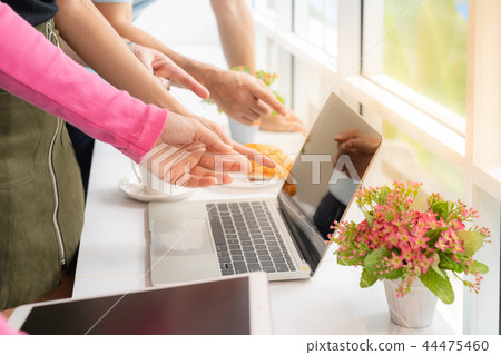 Freelance work at cafe Freelance work at cafe 44475460