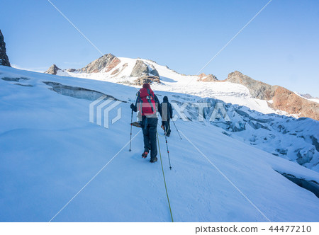 Mountain adventure in Tyrol Alps 44477210