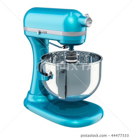 Blue stand kitchen mixer, retro design Blue stand kitchen mixer, retro design 44477333