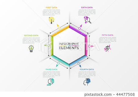 Modern infographic design template Modern infographic design template 44477508