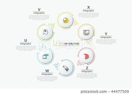 Modern infographic design template Modern infographic design template 44477509