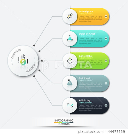 Modern infographic design template Modern infographic design template 44477539