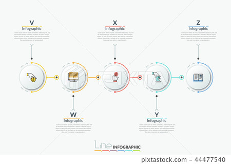 Modern infographic design template Modern infographic design template 44477540