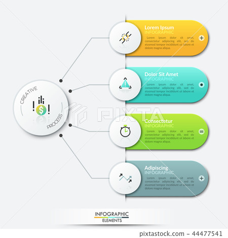 Modern infographic design template Modern infographic design template 44477541