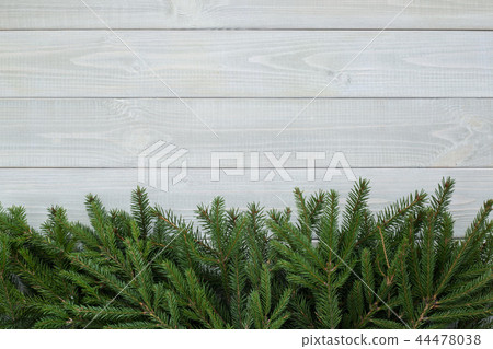 Christmas background with fir branches 44478038