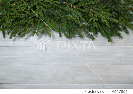 Christmas background with fir branches Christmas background with fir branches 44478041