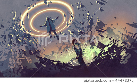 fight with futuristic magics 44478373