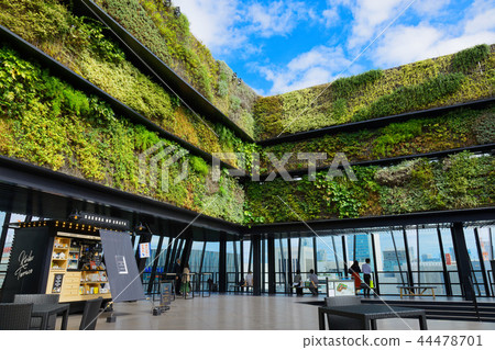 Tokyu Plaza Ginza Rooftop Kiriko Terrace Stock Photo