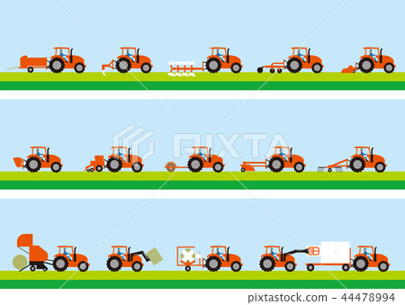 Agricultural tractor and grass cultivation 44478994