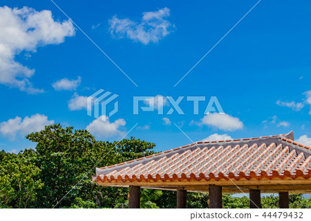 沖繩石垣島川越公園停車場琉球瓦 44479432