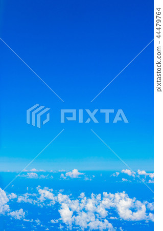 Sky seen from an airplane Above Japan 44479764