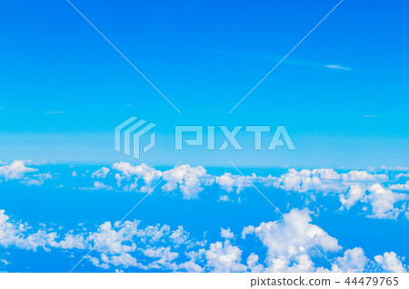 Sky seen from an airplane Above Japan 44479765