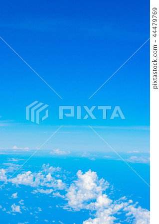 Sky seen from an airplane Above Japan 44479769