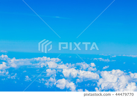 Sky seen from an airplane Above Japan 44479770