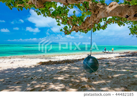 沖繩竹富島凱吉海灘鞦韆 44482185