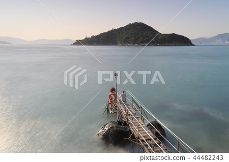 a  Sai Wan Swimming Shed pier at hk 44482243