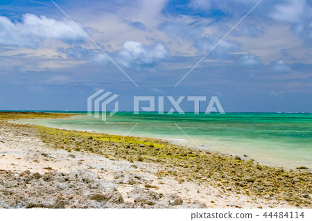 Okinawa Taketomi island Kaiji beach Star sand beach Okinawa Taketomi island Kaiji beach Star sand beach 44484114