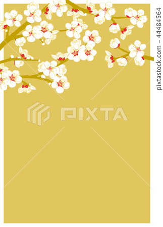 新年賀卡李子 44484564