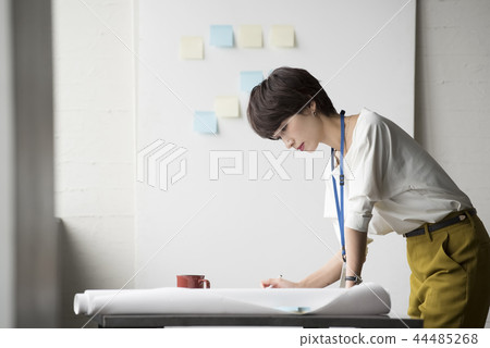 創意的女商人 創意的女商人 44485268