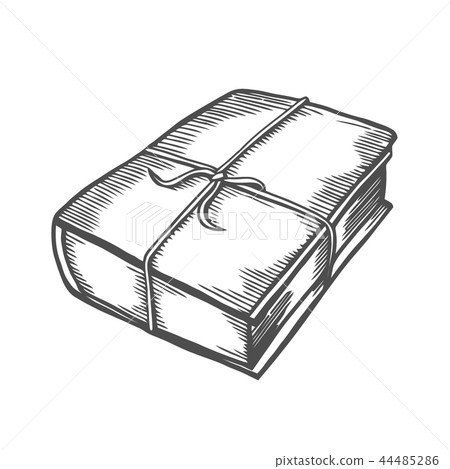 illustration of old book. 44485286