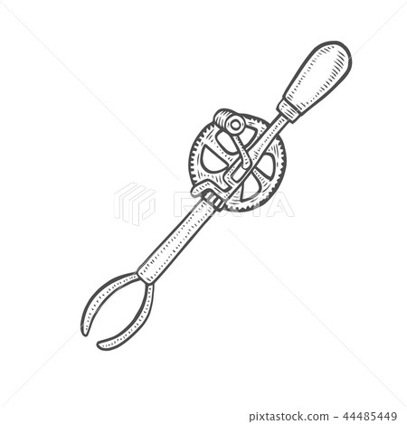 Hand blender illustration Hand blender illustration 44485449