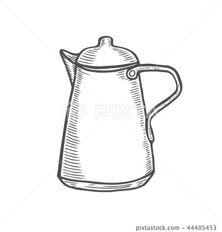Vintage metallic kettle Vintage metallic kettle 44485453