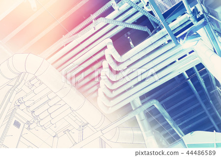 wireframe computer cad design concept image wireframe computer cad design concept image 44486589
