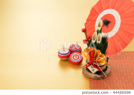 New Year's card material New Year's card material 44486896
