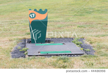 Empty driving range Empty driving range 44486998