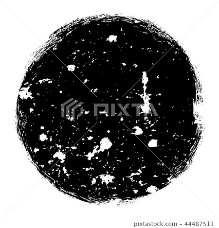 Grunge Circle Isolated Grunge Circle Isolated 44487511
