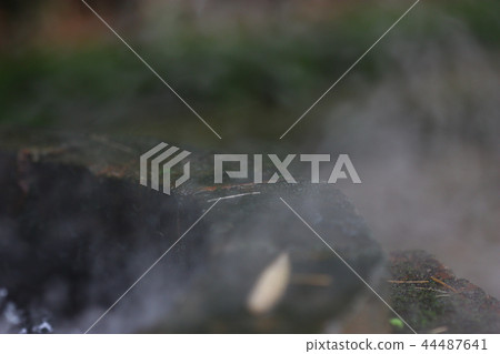 smoke on the water at brick well blur background smoke on the water at brick well blur background 44487641