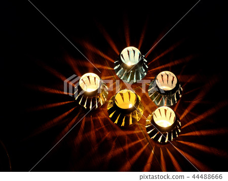 lantern with candle in night lantern with candle in night 44488666