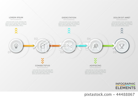 Modern Infographic Vector Template 44488867