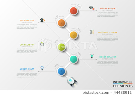 Modern Infographic Vector Template Modern Infographic Vector Template 44488911