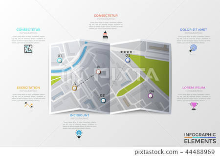 Modern Infographic Vector Template Modern Infographic Vector Template 44488969