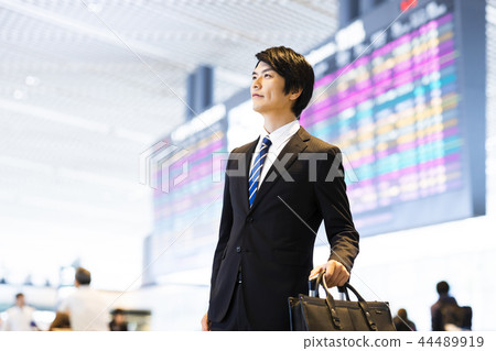 企業機場商人商務旅行 44489919