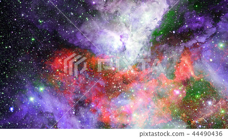 Nebula and galaxies in dark space. Elements of this image furnished by NASA. Nebula and galaxies in dark space. Elements of this image furnished by NASA. 44490436