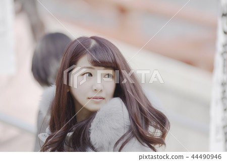 Portrait Portrait Female 20s Japanese Long Everyday Lifestyle Travel 44490946