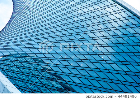 Wall of office building - architectural background 44491496