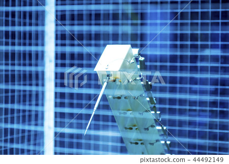 Electronic three dimensional plastic printer during work , 3D printer, 3D printing 44492149